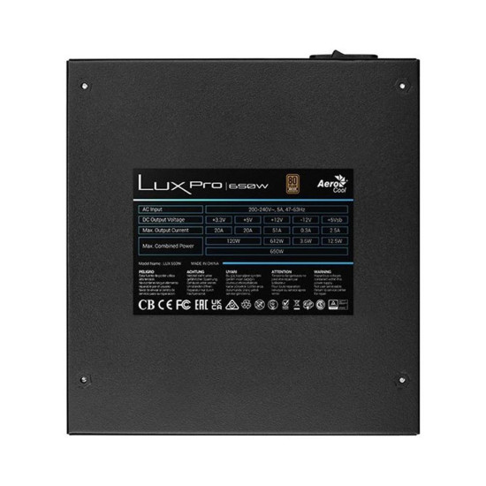 FUENTE ALIMENTACION AEROCOOL LUX PRO GAMING Fuentes de alimentación FUENTE ALIMENTACION AEROCOOL LUX PRO GAMING Fuentes de alimentación