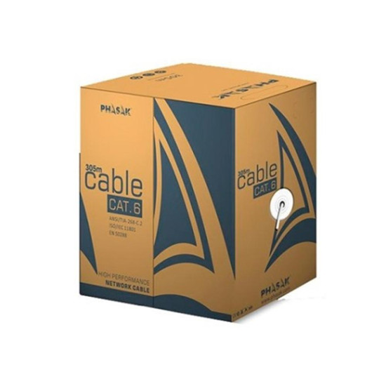BOBINA CABLE RED SOLIDO PHASAK UTP Cables de red BOBINA CABLE RED SOLIDO PHASAK UTP Cables de red