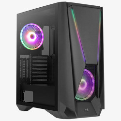 CAJA ORDENADOR GAMING AEROCOOL VISOR E - ATX