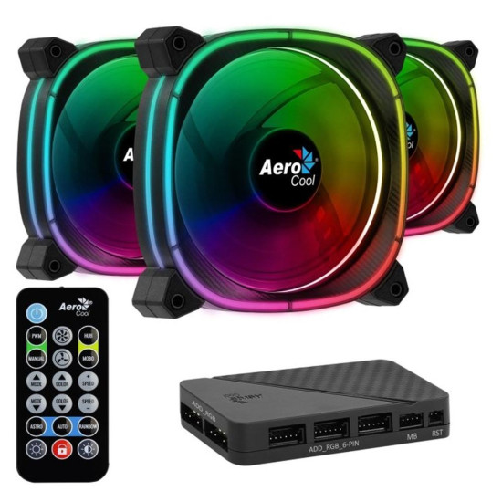 VENTILADOR CAJA AEROCOOL ASTRO12PRO ARGB 3X Ventiladores caja VENTILADOR CAJA AEROCOOL ASTRO12PRO ARGB 3X Ventiladores caja