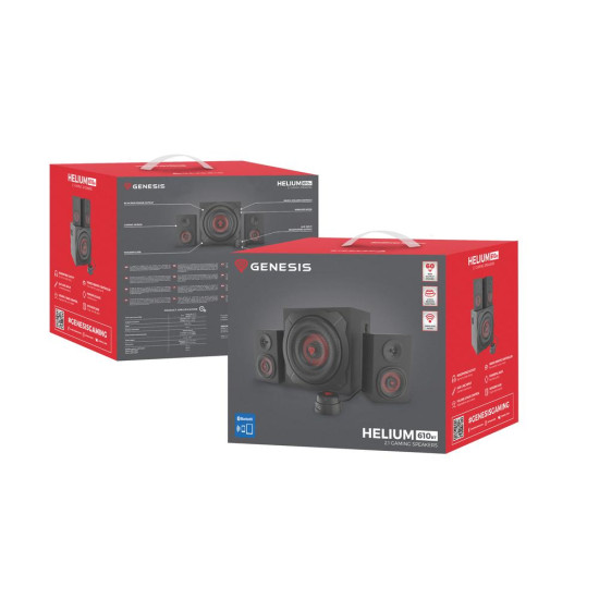 ALTAVOCES BLUETOOTH GAMING GENESIS HELIUM 610BT Altavoces ALTAVOCES BLUETOOTH GAMING GENESIS HELIUM 610BT Altavoces