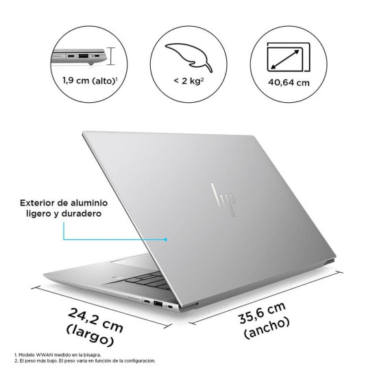 PORTATIL HP ZBOOK STUDIO G10 MOBILE Pc portátiles PORTATIL HP ZBOOK STUDIO G10 MOBILE Pc portátiles