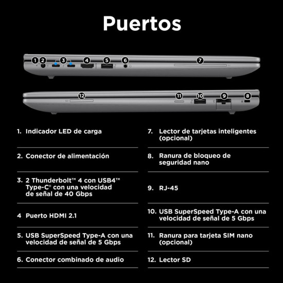 ZBOOK POWER 16 G11 U7 - 155H 32GB Pc portátiles ZBOOK POWER 16 G11 U7 - 155H 32GB Pc portátiles