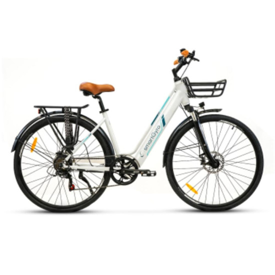 BICICLETA ELECTRICA SMARTGYRO SUNSET BLANCA 250W Patinetes y bicis eléctricas BICICLETA ELECTRICA SMARTGYRO SUNSET BLANCA 250W Patinetes y bicis eléctricas