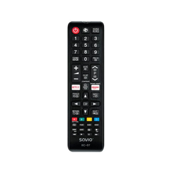 MANDO TV SAVIO RC - 07 COMPATIBLE SAMSUNG Accesorios monitores tv MANDO TV SAVIO RC - 07 COMPATIBLE SAMSUNG Accesorios monitores tv