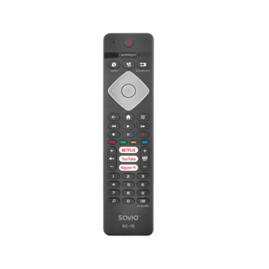 MANDO TV SAVIO RC - 16 COMPATIBLE PHILIPS Accesorios monitores  tv