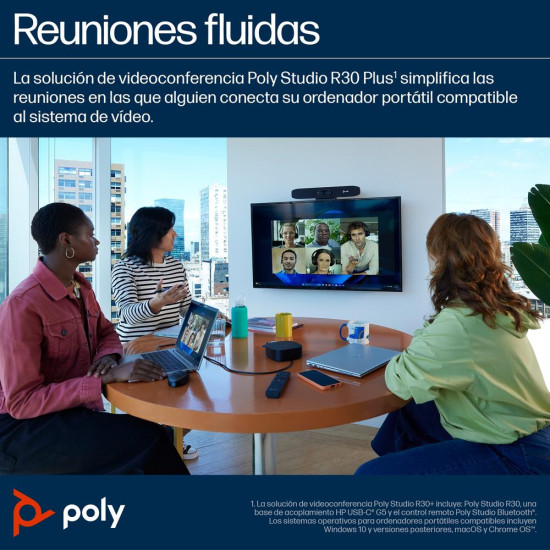 WEBCAM POLY STUDIO 30 4K UHD Cámaras web WEBCAM POLY STUDIO 30 4K UHD Cámaras web
