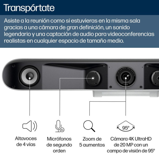 WEBCAM POLY STUDIO V52 4K UHD Cámaras web WEBCAM POLY STUDIO V52 4K UHD Cámaras web