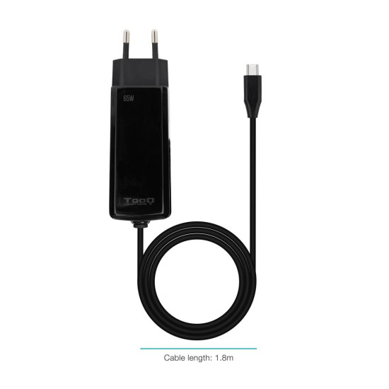 CARGADOR PARED TOOQ TQLC - USBCGAN65PD - C 65W USB Baterías y cargadores portátiles CARGADOR PARED TOOQ TQLC - USBCGAN65PD - C 65W USB Baterías y cargadores portátiles
