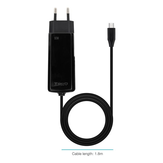 CARGADOR PARED TOOQ TQLC - USBCGAN90PD - C 90W USB Baterías y cargadores portátiles CARGADOR PARED TOOQ TQLC - USBCGAN90PD - C 90W USB Baterías y cargadores portátiles