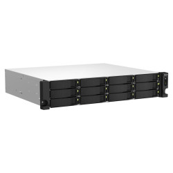 SERVIDOR NAS QNAP TS - 1264U - RP - 8G 12 BAHIAS