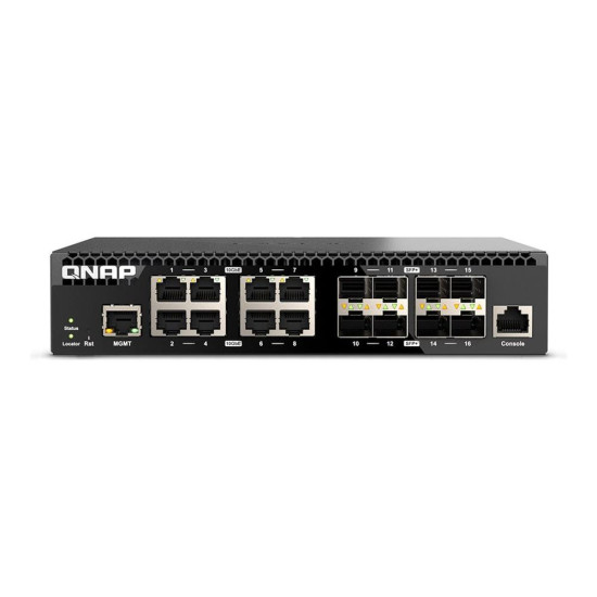 SWITCH QNAP QSW - M3216R - 8S8T 18 PUERTOS Switch SWITCH QNAP QSW - M3216R - 8S8T 18 PUERTOS Switch