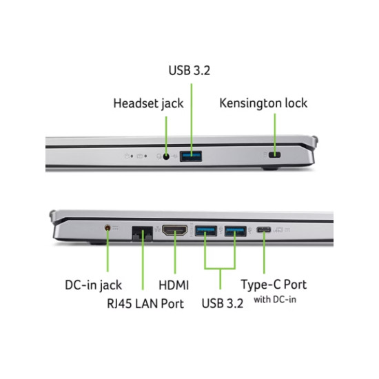 PORTATIL ACER AG15 - 42P R5 - 5625U 16GB SSD Pc portátiles