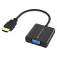 ADAPTADOR HDMI A VGA CONCEPTRONIC 0.25M Convertidores ADAPTADOR HDMI A VGA CONCEPTRONIC 0.25M Convertidores