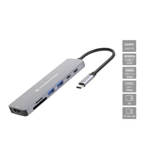 DOCKING STATION CONCEPTRONIC DONN28G USB TIPO Accesorios de portátiles DOCKING STATION CONCEPTRONIC DONN28G USB TIPO Accesorios de portátiles