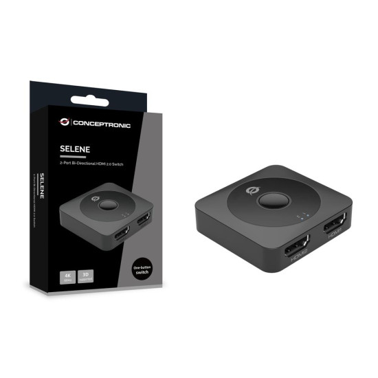 SWITCH HDMI CONCEPTRONIC SELENE01B 2 PUERTOS Convertidores SWITCH HDMI CONCEPTRONIC SELENE01B 2 PUERTOS Convertidores