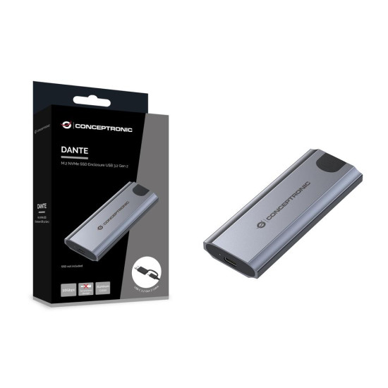 CAJA EXTERNA USB - C CONCEPTRONIC DANTE HD Cajas externas CAJA EXTERNA USB - C CONCEPTRONIC DANTE HD Cajas externas