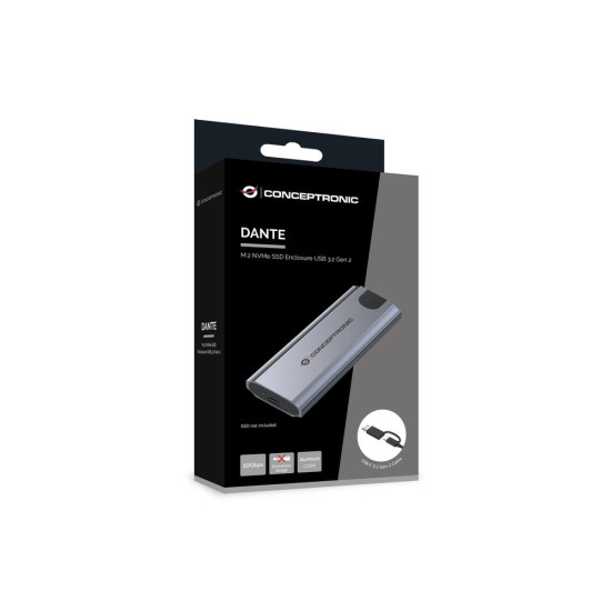 CAJA EXTERNA USB - C CONCEPTRONIC DANTE HD Cajas externas CAJA EXTERNA USB - C CONCEPTRONIC DANTE HD Cajas externas