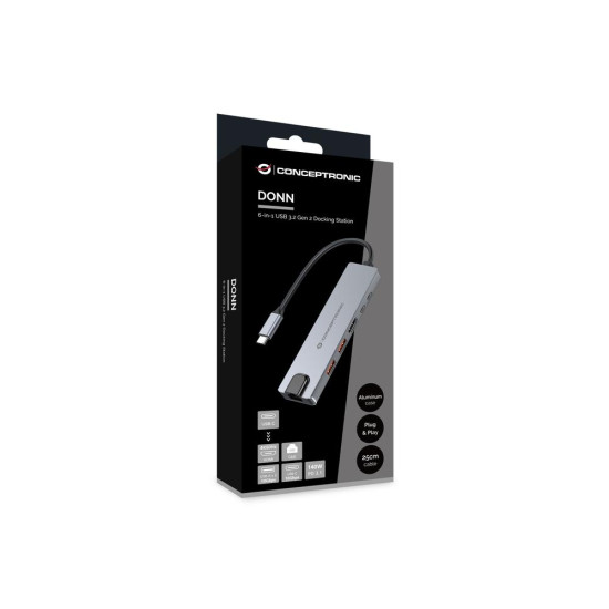 DOCKING STATION CONCEPTRONIC DONN29G USB TIPO Dockings y hubs DOCKING STATION CONCEPTRONIC DONN29G USB TIPO Dockings y hubs