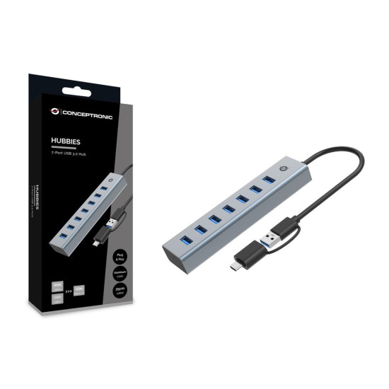 HUB CONCEPTRONIC HUBBIES21G USB 3.0 USB Dockings y hubs HUB CONCEPTRONIC HUBBIES21G USB 3.0 USB Dockings y hubs