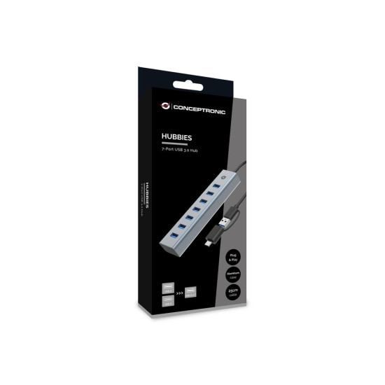 HUB CONCEPTRONIC HUBBIES21G USB 3.0 USB Dockings y hubs HUB CONCEPTRONIC HUBBIES21G USB 3.0 USB Dockings y hubs