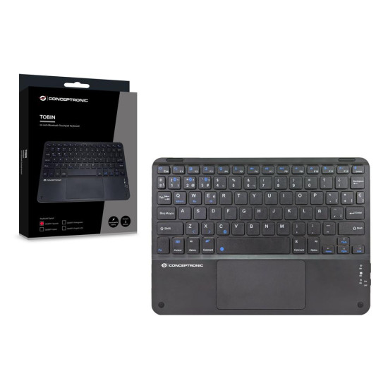 TECLADO CONCEPTRONIC TOBIN01BES INALAMBRICO Teclados TECLADO CONCEPTRONIC TOBIN01BES INALAMBRICO Teclados