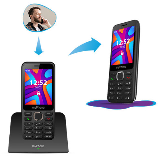 TELEFONO MOVIL MYPHONE S1 BLACK 2.8 PULGADAS Móviles básicos TELEFONO MOVIL MYPHONE S1 BLACK 2.8 PULGADAS Móviles básicos