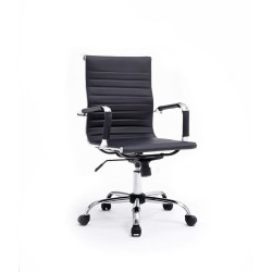 SILLA OFICINA EQUIP 651002 NEGRA ERGONOMICA