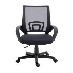 SILLA OFICINA EQUIP 651003 NEGRA ERGONOMICA