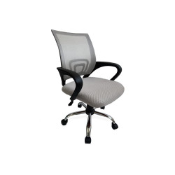 SILLA OFICINA EQUIP 651015 GRIS ERGONOMICA