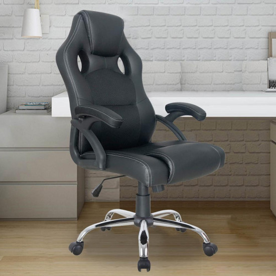 SILLA OFICINA EQUIP 651016 NEGRA RESPALDO Sillas