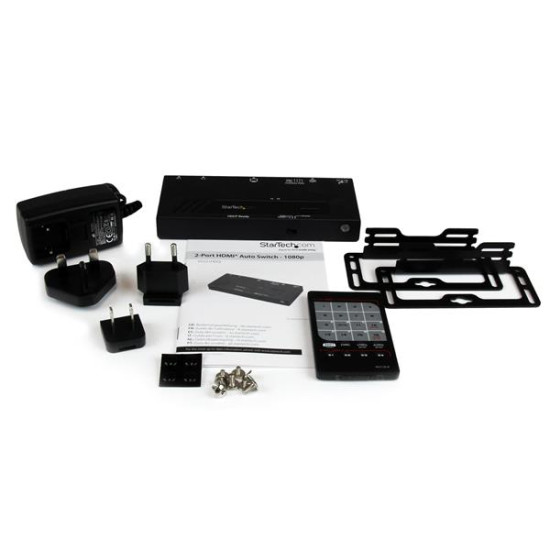 SWITCH HDMI STARTECH VS221HDQ 2 PUERTOS Dockings y hubs SWITCH HDMI STARTECH VS221HDQ 2 PUERTOS Dockings y hubs