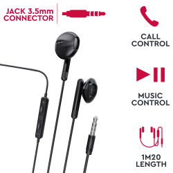 AURICULARES MYWAY MWHPH0019 NEGRO