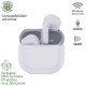AURICULARES MYWAY MWHPH0030 INALAMBRICO BLANCO Auriculares