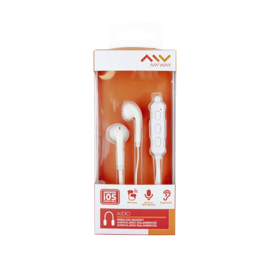 AURICULARES MYWAY MWHPH0023 INALAMBRICO BLANCO Auriculares AURICULARES MYWAY MWHPH0023 INALAMBRICO BLANCO Auriculares