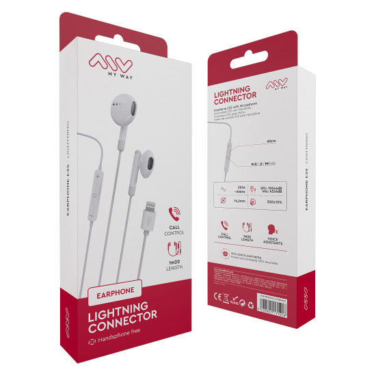 AURICUALRES MYWAY MWHPH0034 BLANCO Auriculares AURICUALRES MYWAY MWHPH0034 BLANCO Auriculares