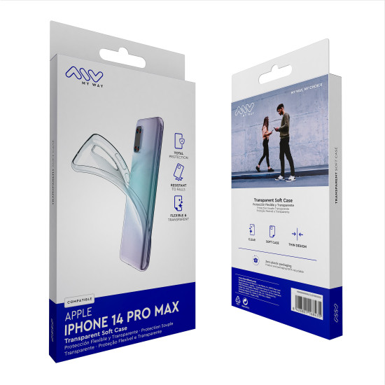 CARCASA MYWAY APPLE IPHONE 14 PRO Fundas y carcasas para moviles CARCASA MYWAY APPLE IPHONE 14 PRO Fundas y carcasas para moviles