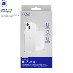 CARCASA MYWAY APPLE IPHONE 14 TRANSPARENTE