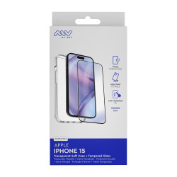 CARCASA MYWAY APPLE IPHONE 15 TRANSPARENTE