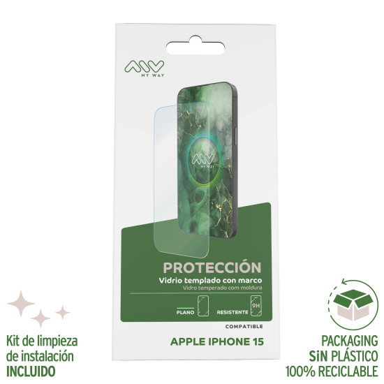 CARCASA MYWAY APPLE IPHONE 15 TRANSPARENTE Fundas y carcasas para moviles CARCASA MYWAY APPLE IPHONE 15 TRANSPARENTE Fundas y carcasas para moviles