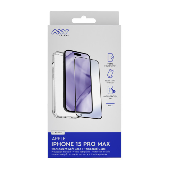 CARCASA MYWAY APPLE IPHONE 15 PRO Fundas y carcasas para moviles CARCASA MYWAY APPLE IPHONE 15 PRO Fundas y carcasas para moviles
