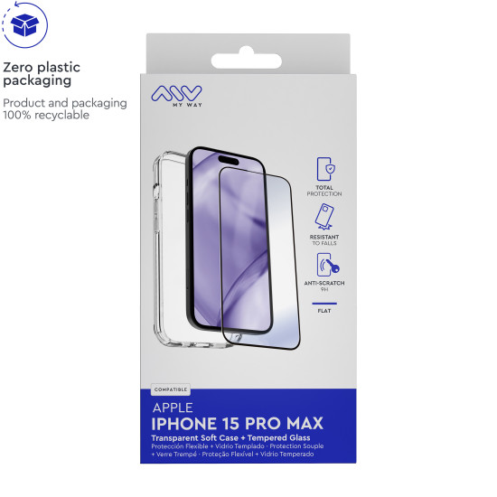 CARCASA MYWAY APPLE IPHONE 15 PRO Fundas y carcasas para moviles CARCASA MYWAY APPLE IPHONE 15 PRO Fundas y carcasas para moviles