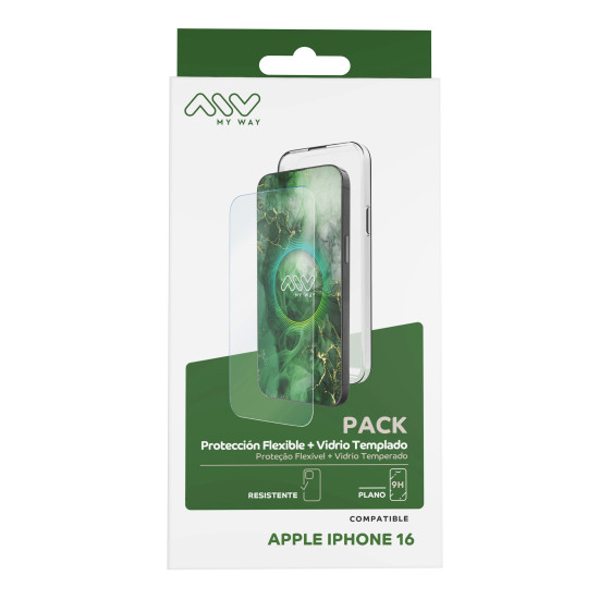 CARCASA MYWAY APPLE IPHONE 16 TRANSPARENTE Fundas y carcasas para moviles CARCASA MYWAY APPLE IPHONE 16 TRANSPARENTE Fundas y carcasas para moviles