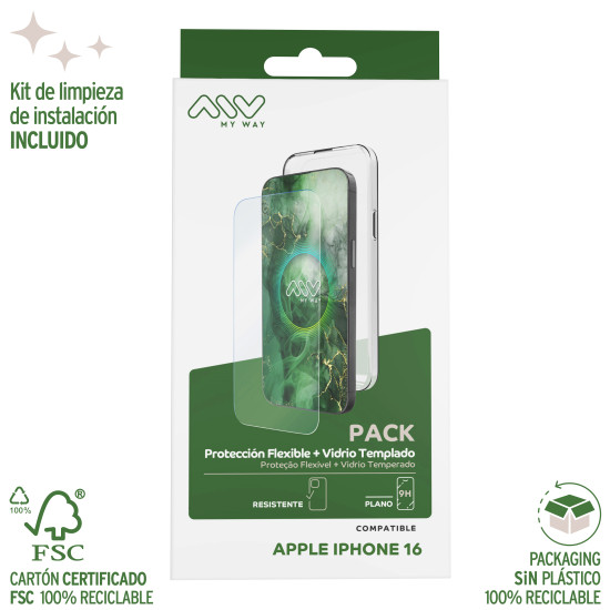 CARCASA MYWAY APPLE IPHONE 16 TRANSPARENTE Fundas y carcasas para moviles CARCASA MYWAY APPLE IPHONE 16 TRANSPARENTE Fundas y carcasas para moviles