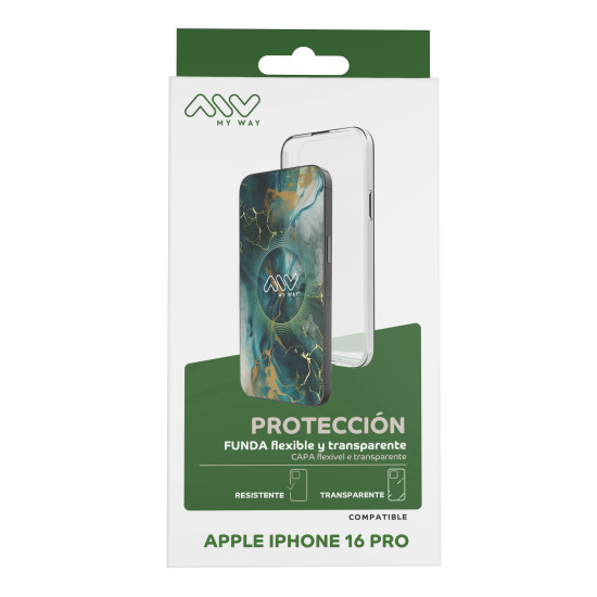 CARCASA MYWAY APPLE IPHONE 16 PRO Fundas y carcasas para moviles CARCASA MYWAY APPLE IPHONE 16 PRO Fundas y carcasas para moviles