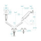 SOPORTE MESA TOOQ HASTA 34 PULGADAS VESA Soportes monitores tv SOPORTE MESA TOOQ HASTA 34 PULGADAS VESA Soportes monitores tv