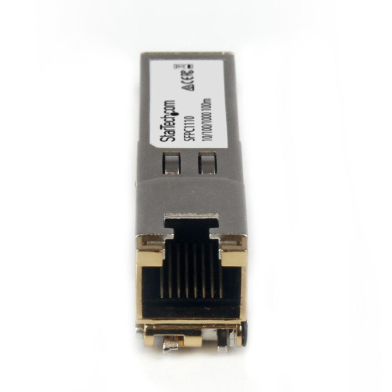MODULO TRANSCEPTOR STARTECH SFPC1110 RJ45 CAT6 Accesorios redes MODULO TRANSCEPTOR STARTECH SFPC1110 RJ45 CAT6 Accesorios redes