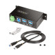 HUB USB STARTECH 5G4AINDRM - USB - A - HUB 4 PUERTOS Dockings y hubs HUB USB STARTECH 5G4AINDRM - USB - A - HUB 4 PUERTOS Dockings y hubs
