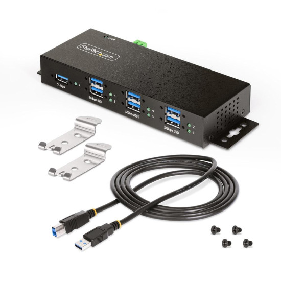 HUB USB STARTECH 5G7AINDRM - USB - A - HUB 7 PUERTOS Dockings y hubs HUB USB STARTECH 5G7AINDRM - USB - A - HUB 7 PUERTOS Dockings y hubs