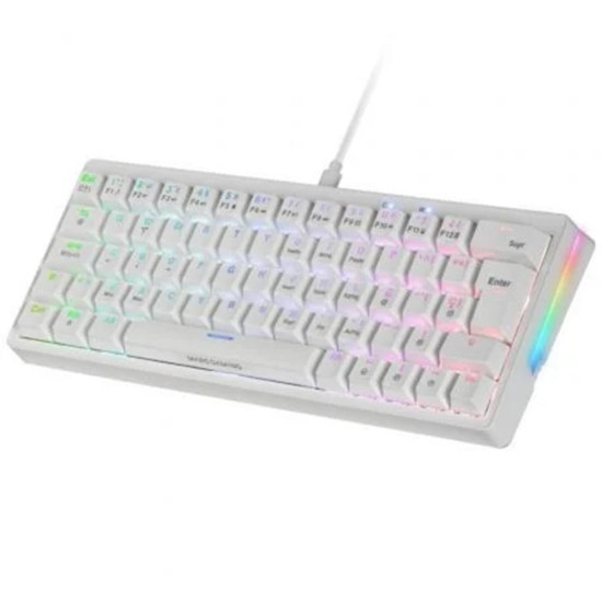TECLADO MARS GAMING MKMINIPRO RGB BLANCO Teclados TECLADO MARS GAMING MKMINIPRO RGB BLANCO Teclados